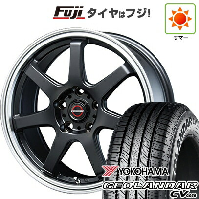 【新品国産車用5穴114.3】 夏タイヤ ホイール4本セット 215/60R17 ヨコハマ ジオランダー CV G058 ブレスト ユーロマジック タイプS-07 7.5J 17インチ(送料無料)|フジ スペシャルセレクション