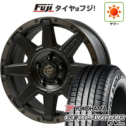 【新品国産車用5穴114.3】 夏タイヤ ホイール4本セット 215/60R17 ヨコハマ ジオランダー CV G058 WEDS ウェッズ クロスオーバーガーメンツ Style U 7J 17インチ(送料無料)