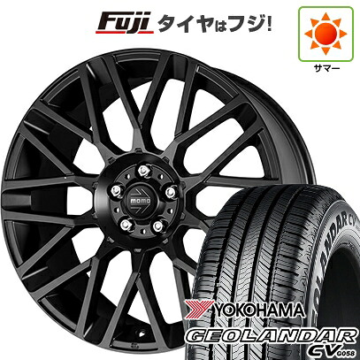 【新品国産車用5穴114.3】 夏タイヤ ホイール4本セット 225/60R17 99 V ヨコハマ ジオランダー CV G058 モモ リベンジ 7J 17インチ(送料無料)｜フジ スペシャルセレクション