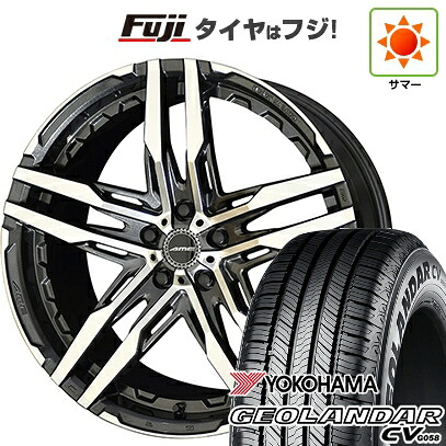 【新品国産車用5穴114.3】 夏タイヤ ホイール4本セット 235/60R18 ヨコハマ ジオランダー CV G058 共豊 シャレン RG【限定】 8J 18インチ(送料無料)｜フジ スペシャルセレクション