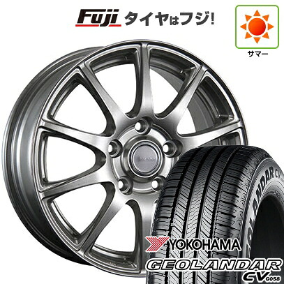 【新品国産車用5穴114.3】 夏タイヤ ホイール4本セット 225/65R17 ヨコハマ ジオランダー CV G058 ブリヂストン エコフォルム SE-23 7J 17インチ(送料無料)