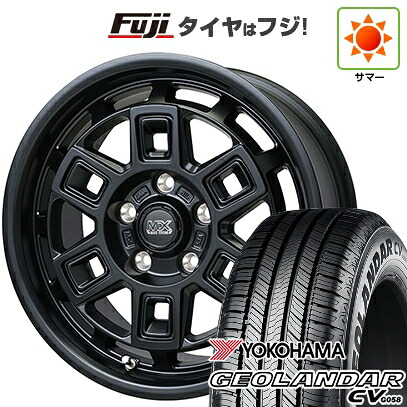 【新品国産車用5穴114.3】 夏タイヤ ホイール4本セット 225/65R17 ヨコハマ ジオランダー CV G058 ホットスタッフ マッドクロス アイヴァー 7J 17インチ(送料無料)