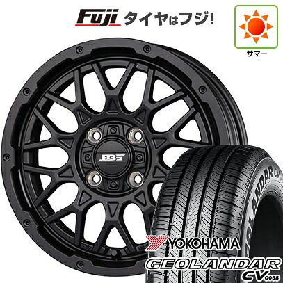 【新品国産車用5穴114.3】 夏タイヤ ホイール4本セット 215/65R16 ヨコハマ ジオランダー CV G058 コーセイ ボトムガルシア シャドウバーツ 7J 16インチ(送料無料)|フジ スペシャルセレクション