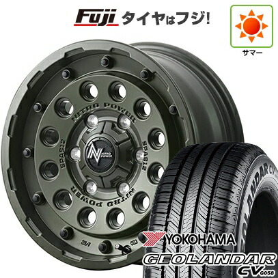 【新品国産車用5穴114.3】 夏タイヤ ホイール4本セット 215/65R16 ヨコハマ ジオランダー CV G058 MID WHEELS NITRO POWER H12 ショットガン タクティカルエディション 7J 16インチ(送料無料)