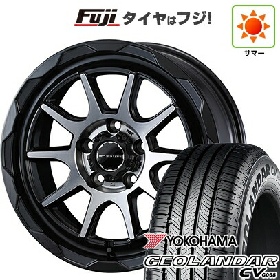 【新品国産車用5穴114.3】 夏タイヤ ホイール4本セット 225/60R17 99 V ヨコハマ ジオランダー CV G058 WEDS ウェッズアドベンチャー マッドヴァンス 06 7J 17インチ(送料無料)