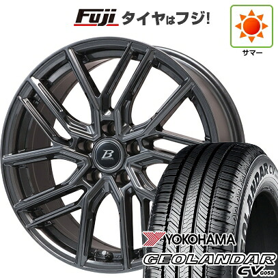 【新品国産車用5穴114.3】 夏タイヤ ホイール4本セット 215/65R16 ヨコハマ ジオランダー CV G058 ブランドルライン ヴァレーゼ ディープグレー 6.5J 16インチ(送料無料)｜フジ スペシャルセレクション