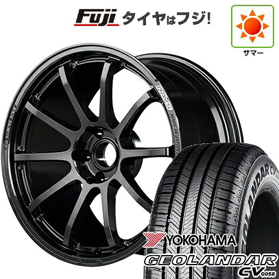 【新品国産車用5穴114.3】 夏タイヤ ホイール4本セット 235/55R18 ヨコハマ ジオランダー CV G058 RAYS レイズ グラムライツ 57NR 7.5J 18インチ(送料無料)|フジ スペシャルセレクション