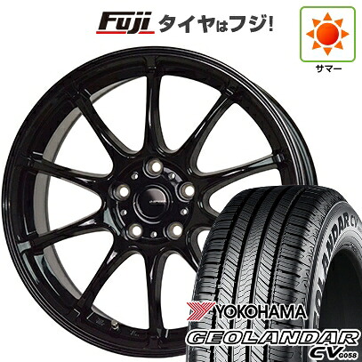 【新品国産車用5穴114.3】 夏タイヤ ホイール4本セット 225/55R18 102 V XL ヨコハマ ジオランダー CV G058 ホットスタッフ ジースピード G-07 7.5J 18インチ(送料無料) 92,015円