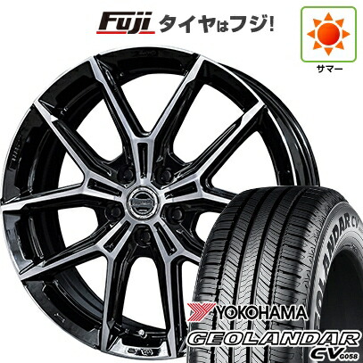 【新品国産車用5穴114.3】 夏タイヤ ホイール4本セット 215/60R17 ヨコハマ ジオランダー CV G058 共豊 スマック +EK M1 7J 17インチ(送料無料) 86,845円