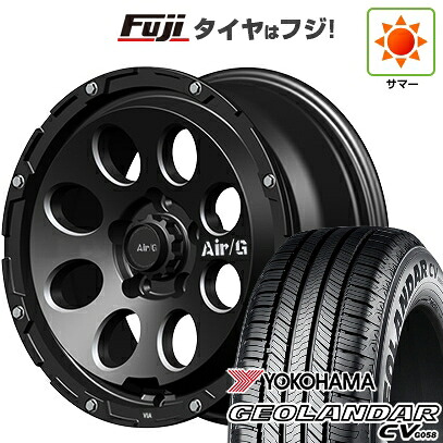 【新品国産車用5穴114.3】 夏タイヤ ホイール4本セット 215/65R16 ヨコハマ ジオランダー CV G058 フォーバイフォーエンジニア エアージー マッシヴ 7J 16インチ(送料無料)｜フジ スペシャルセレクション