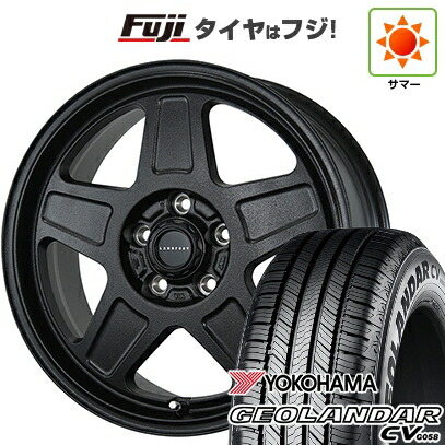 【新品国産車用5穴114.3】 夏タイヤ ホイール4本セット 215/60R17 ヨコハマ ジオランダー CV G058 トピー ランドフット GWD 数量限定 7J 17インチ(送料無料)