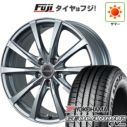 【新品国産車用5穴114.3】 夏タイヤ ホイール4本セット 225/55R18 102 V XL ヨコハマ ジオランダー CV G058 ブリヂストン バルミナ LS10 7.5J 18インチ(送料無料)｜フジ スペシャルセレクション