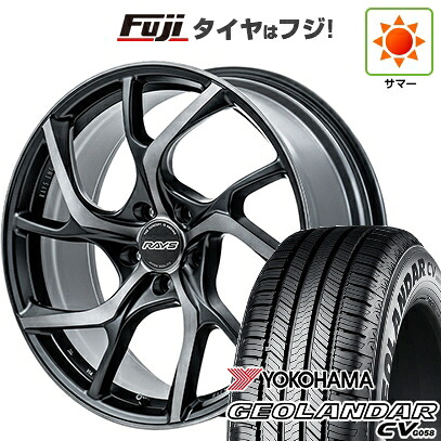 【新品国産車用5穴114.3】 夏タイヤ ホイール4本セット 235/55R19 ヨコハマ ジオランダー CV G058 RAYS レイズ VMF C-01 PREMIUM 8.5J 19インチ(送料無料)｜フジ スペシャルセレクション
