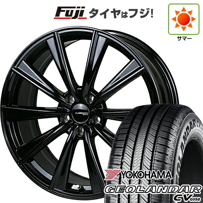 【新品国産車用5穴114.3】 夏タイヤ ホイール4本セット 235/55R20 ヨコハマ ジオランダー CV G058 ドゥオール アルジェノン スポーツ LS10 トヨタ・レクサス車専用 8J 20インチ(送料無料)