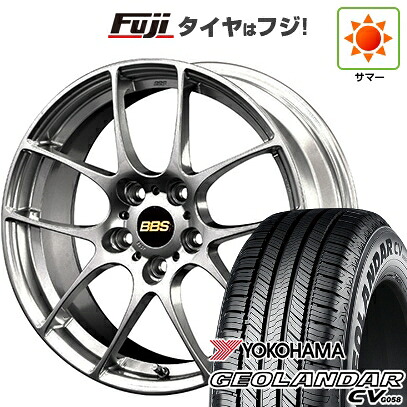 【新品国産車用5穴114.3】 夏タイヤ ホイール4本セット 225/60R18 ヨコハマ ジオランダー CV G058 BBS JAPAN RF 8J 18インチ(送料無料)|フジ スペシャルセレクション