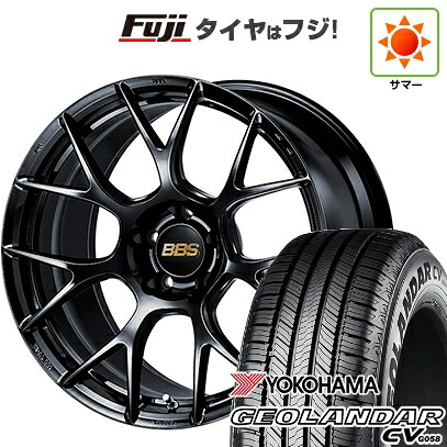 【新品国産車用5穴114.3】 夏タイヤ ホイール4本セット 225/60R18 ヨコハマ ジオランダー CV G058 BBS JAPAN RE-V7 8J 18インチ(送料無料)|フジ スペシャルセレクション