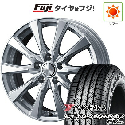 【新品国産車用5穴114.3】 夏タイヤ ホイール4本セット 235/55R18 ヨコハマ ジオランダー CV G058 WEDS ウェッズ ジョーカー スピリッツ 7.5J 18インチ(送料無料)|フジ スペシャルセレクション