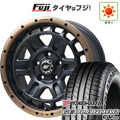 【新品】デリカD5 夏タイヤ ホイール4本セット 215/70R16 ヨコハマ ジオランダー CV G058 WORK ワーク クラッグ ティーグラビックII MC+ フジオリジナルカラー 7J 16インチ(送料無料)|フジ スペシャルセレクション