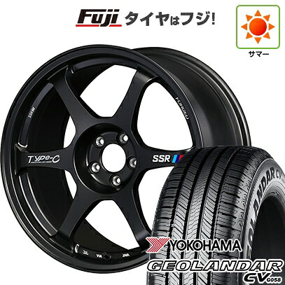 【新品国産車用5穴114.3】 夏タイヤ ホイール4本セット 225/60R18 ヨコハマ ジオランダー CV G058 SSR Type-c FORGED 8J 18インチ(送料無料)