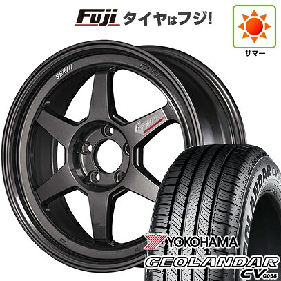 【新品国産車用5穴114.3】 夏タイヤ ホイール4本セット 225/55R18 102 V XL ヨコハマ ジオランダー CV G058 SSR GT GTX05 DR EDITION 7.5J 18インチ(送料無料)｜フジ スペシャルセレクション