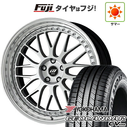 【新品国産車用5穴114.3】 夏タイヤ ホイール4本セット 235/55R19 ヨコハマ ジオランダー CV G058 WORK ワーク ジスタンス W10M 8.5J 19インチ(送料無料)|フジ スペシャルセレクション