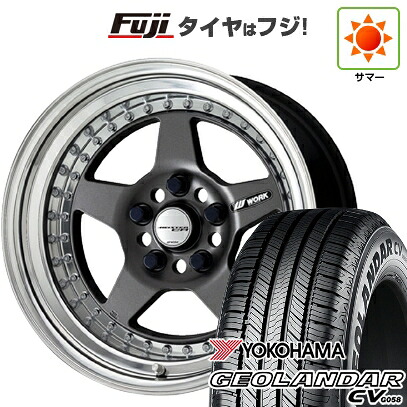 【新品国産車用5穴114.3】 夏タイヤ ホイール4本セット 215/65R16 ヨコハマ ジオランダー CV G058 WORK ワーク マイスター CR01 6.5J 16インチ(送料無料)
