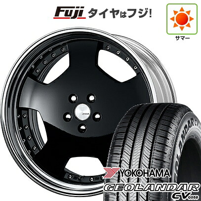 【新品国産車用5穴114.3】 夏タイヤ ホイール4本セット 235/55R19 ヨコハマ ジオランダー CV G058 WORK ワーク ランベック LDZ 8J 19インチ(送料無料)|フジ スペシャルセレクション