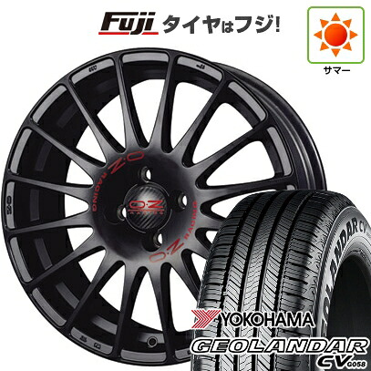 【新品国産車用5穴114.3】 夏タイヤ ホイール4本セット 215/60R17 ヨコハマ ジオランダー CV G058 OZ スーパーツーリズモ GT 7J 17インチ(送料無料)｜フジ スペシャルセレクション