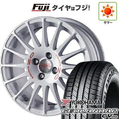 【新品国産車用5穴114.3】 夏タイヤ ホイール4本セット 225/65R17 ヨコハマ ジオランダー CV G058 OZ スーパーツーリズモ WRC 7J 17インチ(送料無料)