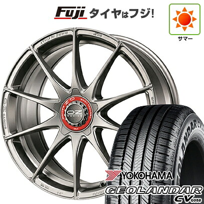 【新品国産車用5穴114.3】 夏タイヤ ホイール4本セット 225/55R18 102 V XL ヨコハマ ジオランダー CV G058 OZ フォーミュラHLT 8J 18インチ(送料無料)｜フジ スペシャルセレクション