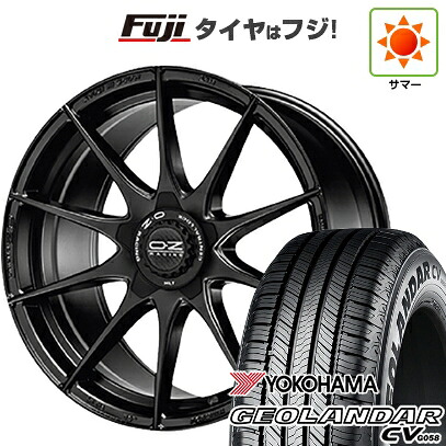 【新品国産車用5穴114.3】 夏タイヤ ホイール4本セット 235/55R18 ヨコハマ ジオランダー CV G058 OZ フォーミュラHLT 8J 18インチ(送料無料)