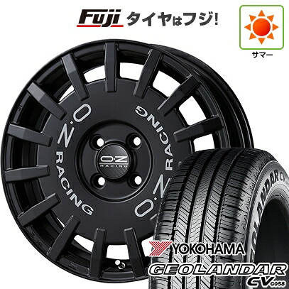 【新品】デリカD5 夏タイヤ ホイール4本セット 215/70R16 ヨコハマ ジオランダー CV G058 OZ ラリーレーシング 7J 16インチ(送料無料)|フジ スペシャルセレクション