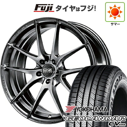 【新品国産車用5穴114.3】 夏タイヤ ホイール4本セット 215/60R17 ヨコハマ ジオランダー CV G058 OZ レッジェーラHLT 7.5J 17インチ(送料無料)