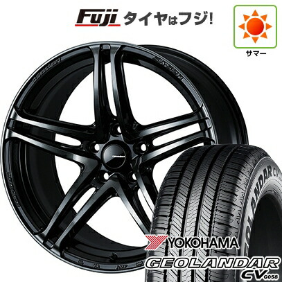 【新品国産車用5穴114.3】 夏タイヤ ホイール4本セット 235/60R18 ヨコハマ ジオランダー CV G058 WEDS ウェッズスポーツ SA-52R 7.5J 18インチ(送料無料)