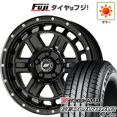 【新品国産車用5穴114.3】 夏タイヤ ホイール4本セット 225/65R17 ヨコハマ ジオランダー CV G058 WORK ワーク クラッグ ティーグラビックII MC+ 7J 17インチ(送料無料)