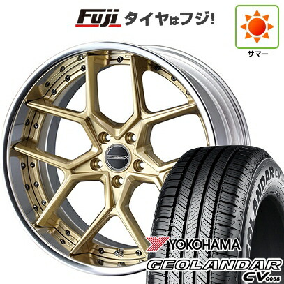 【新品国産車用5穴114.3】 夏タイヤ ホイール4本セット 235/60R18 ヨコハマ ジオランダー CV G058 WEDS ウェッズ マーベリック 1505S 8J 18インチ(送料無料)|フジ スペシャルセレクション