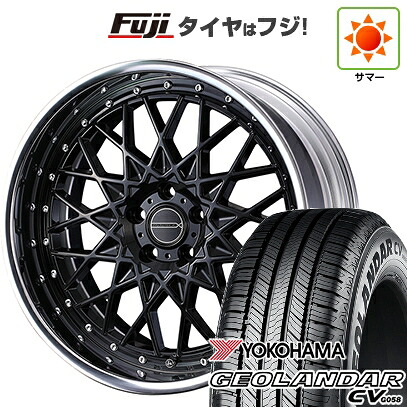 【新品国産車用5穴114.3】 夏タイヤ ホイール4本セット 235/60R18 ヨコハマ ジオランダー CV G058 WEDS ウェッズ マーベリック 1613M 8J 18インチ(送料無料)