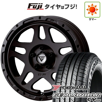 【新品国産車用5穴114.3】 夏タイヤ ホイール4本セット 225/65R17 ヨコハマ ジオランダー CV G058 デルタフォース オーバーランダー 7J 17インチ(送料無料)