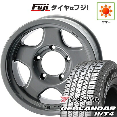 【新品】ランクル70(GDJ76W) 夏タイヤ ホイール4本セット 265/70R16 ヨコハマ ジオランダー H/T4 G062 フォーバイフォーエンジニア ブラッドレー V 7040 アニバーサリー 8J 16インチ(送料無料)