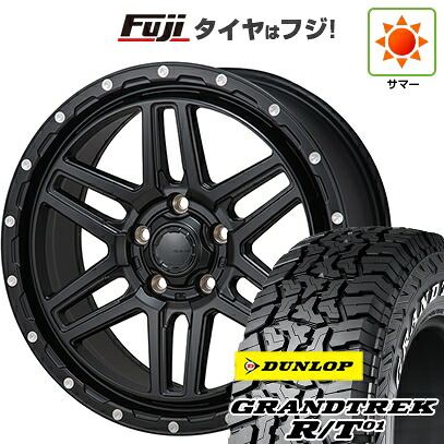 【新品国産車用5穴114.3】 夏タイヤ ホイール4本セット 225/65R17 ダンロップ グラントレック R/T01 RWL/RBL モンツァ HI-BLOCK エルデ 7.5J 17インチ(送料無料)|フジ スペシャルセレクション