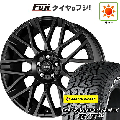 【新品国産車用5穴114.3】 夏タイヤ ホイール4本セット 225/65R17 ダンロップ グラントレック R/T01 RWL/RBL モモ リベンジ 7J 17インチ(送料無料)