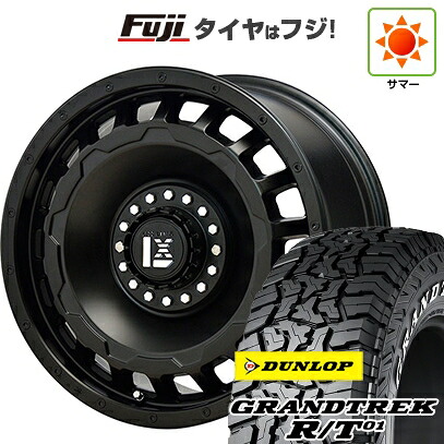 【新品】デリカD5 夏タイヤ ホイール4本セット 215/70R16 ダンロップ グラントレック R/T01 RWL/RBL オフビート レクセル スワッガー 6.5J 16インチ(送料無料)|フジ スペシャルセレクション