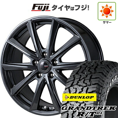 【新品国産車用5穴114.3】 夏タイヤ ホイール4本セット 225/65R17 ダンロップ グラントレック R/T01 RWL/RBL モンツァ ZACK Sport-FT 7J 17インチ(送料無料)|フジ スペシャルセレクション