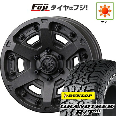 【新品】デリカD5 夏タイヤ ホイール4本セット 215/70R16 ダンロップ グラントレック R/T01 RWL/RBL クリムソン マーテルギア(MG) アーマーFF 7J 16インチ(送料無料)|フジ スペシャルセレクション