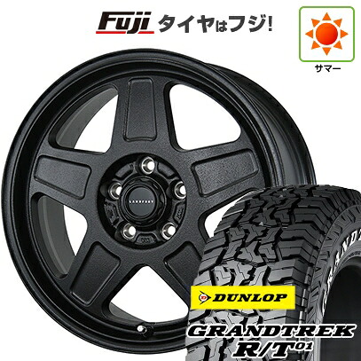 【新品】デリカD5 夏タイヤ ホイール4本セット 225/70R16 ダンロップ グラントレック R/T01 RWL/RBL トピー ランドフット GWD 数量限定 7J 16インチ(送料無料)