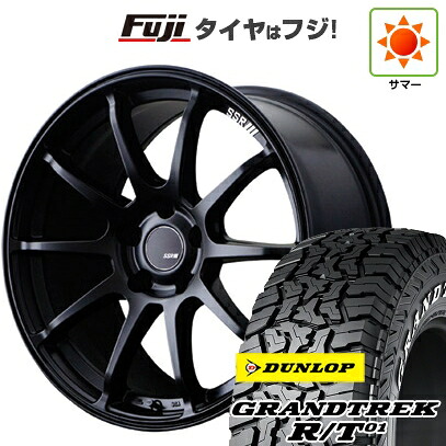 【新品国産車用5穴114.3】 夏タイヤ ホイール4本セット 225/65R17 ダンロップ グラントレック R/T01 RWL/RBL SSR GT GTV02 7J 17インチ(送料無料)|フジ スペシャルセレクション