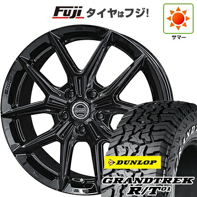 【新品国産車用5穴114.3】 夏タイヤ ホイール4本セット 225/65R17 ダンロップ グラントレック R/T01 RWL/RBL 共豊 スマック IG-TEC 7J 17インチ(送料無料)
