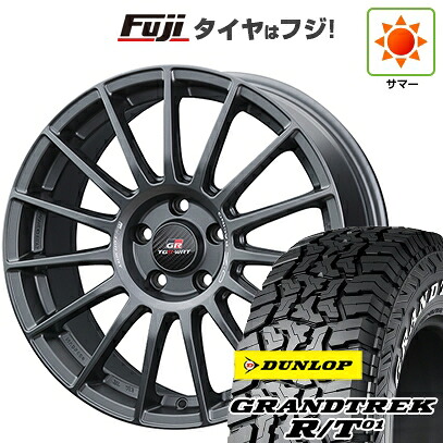 【新品国産車用5穴114.3】 夏タイヤ ホイール4本セット 225/65R17 ダンロップ グラントレック R/T01 RWL/RBL OZ スーパーツーリズモ TGR-WRT 7.5J 17インチ(送料無料)