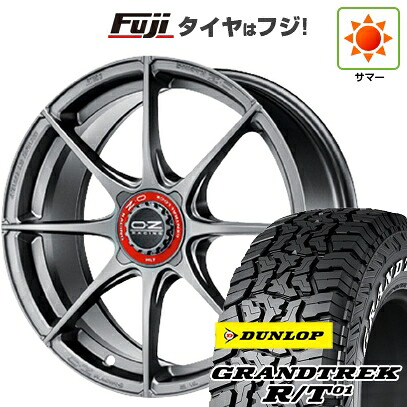 【新品国産車用5穴114.3】 夏タイヤ ホイール4本セット 225/65R17 ダンロップ グラントレック R/T01 RWL/RBL OZ フォーミュラHLT 7.5J 17インチ(送料無料)