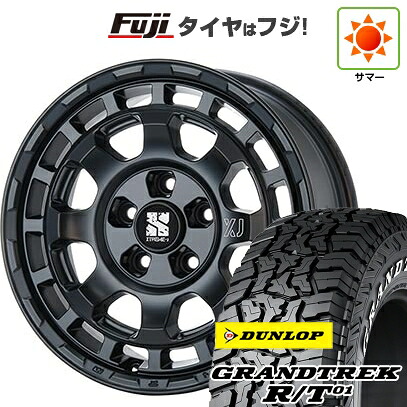 【新品】デリカD5 夏タイヤ ホイール4本セット 235/70R16 ダンロップ グラントレック R/T01 RWL/RBL MLJ エクストリームJ サバンザ 7J 16インチ(送料無料)